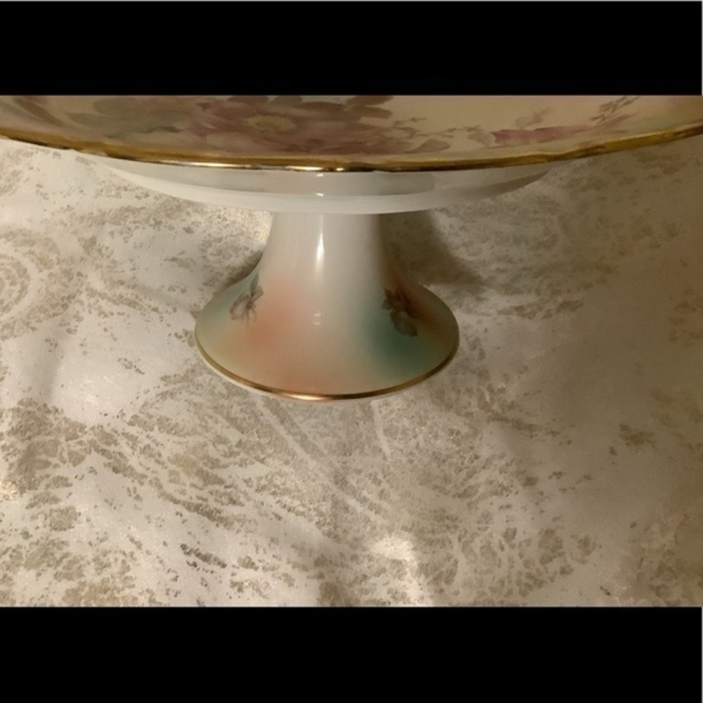 Gorgeous antique Bavarian Cake Stand (Germany):